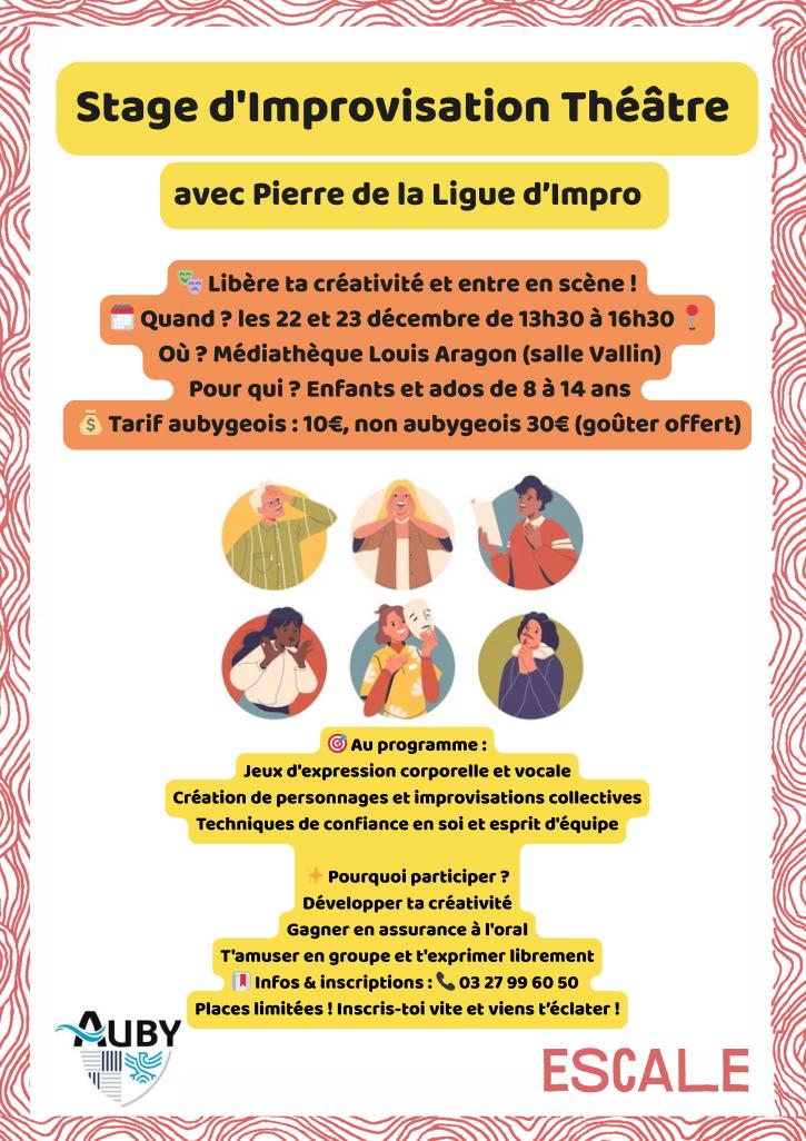 stage impro théâtre