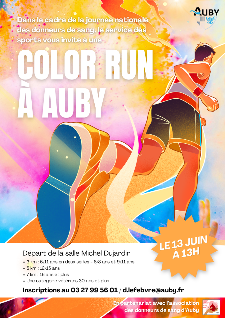 color run à Auby