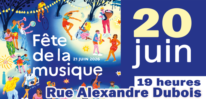 panneau fête de la musique 2026
